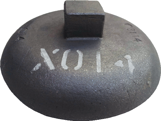 Crucible Lid X0-14 175mm diameter